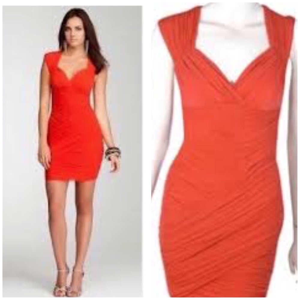BEBE BODY-CON ILLUSION SEXY DRESS XS